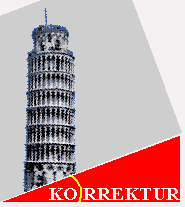 Korrektur einer Schieflage